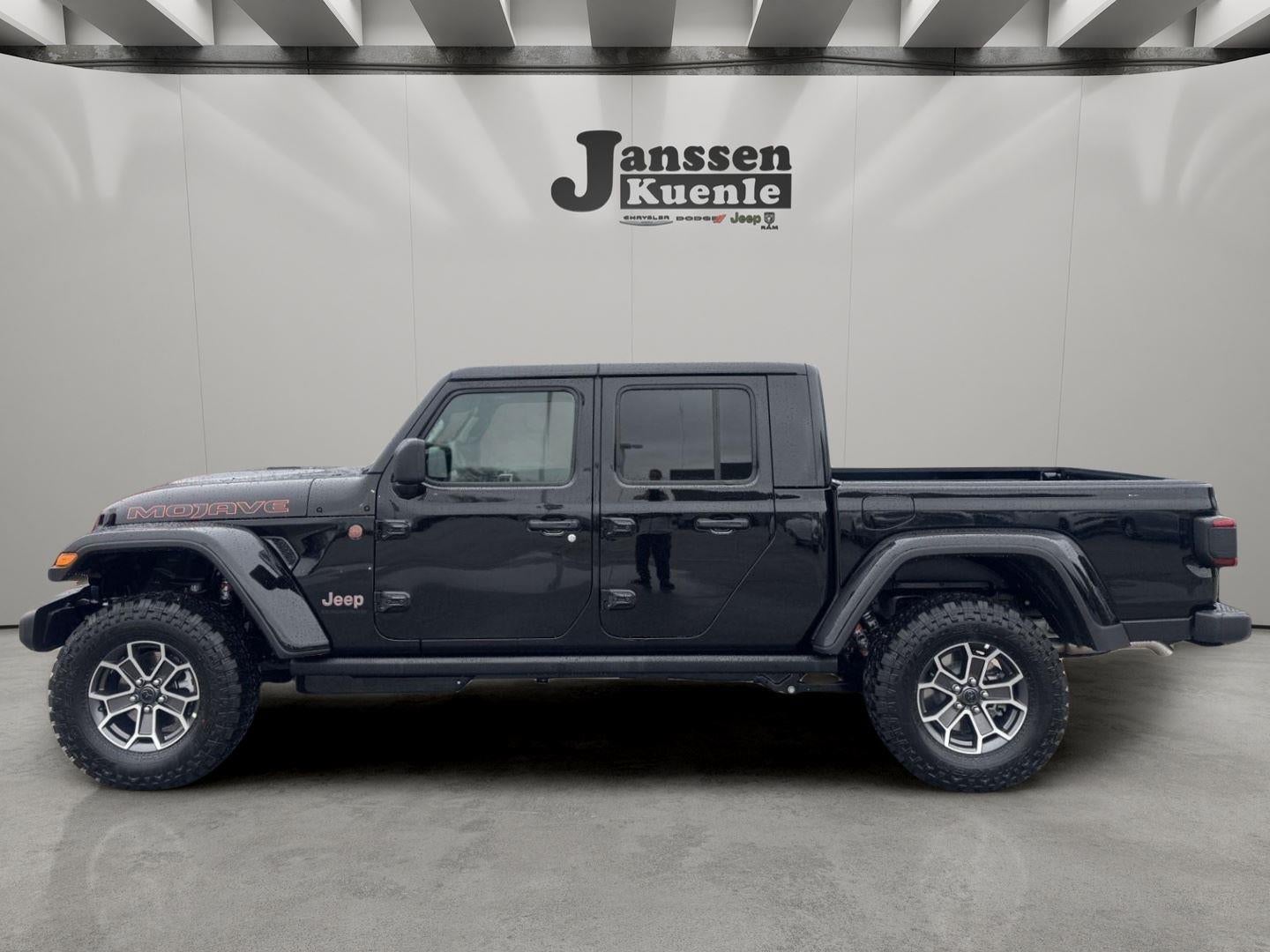 2026 Jeep Gladiator GLADIATOR MOJAVE 4X4 in Black Clear-Coat Exterior Paint — front three-quarter view