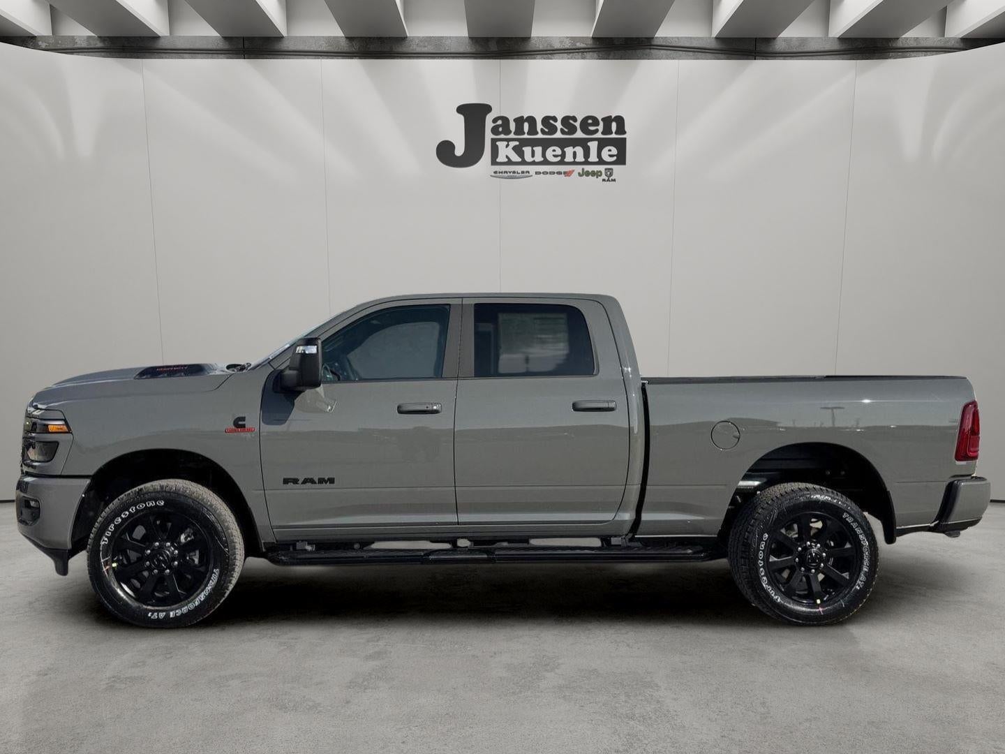 2026 RAM Ram 2500 RAM 2500 LARAMIE CREW CAB 4X4 6'4' BOX in Ceramic Gray Clear-Coat Exterior Paint — front three-quarter view