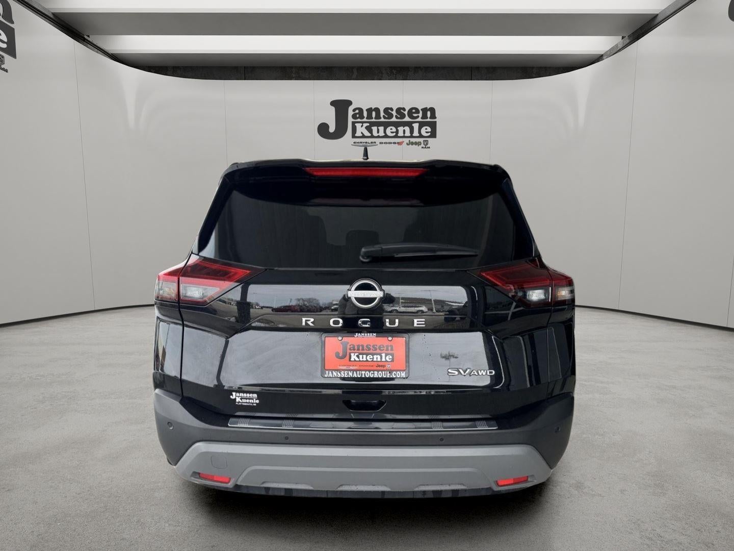 2023 Nissan Rogue — rear three-quarter view