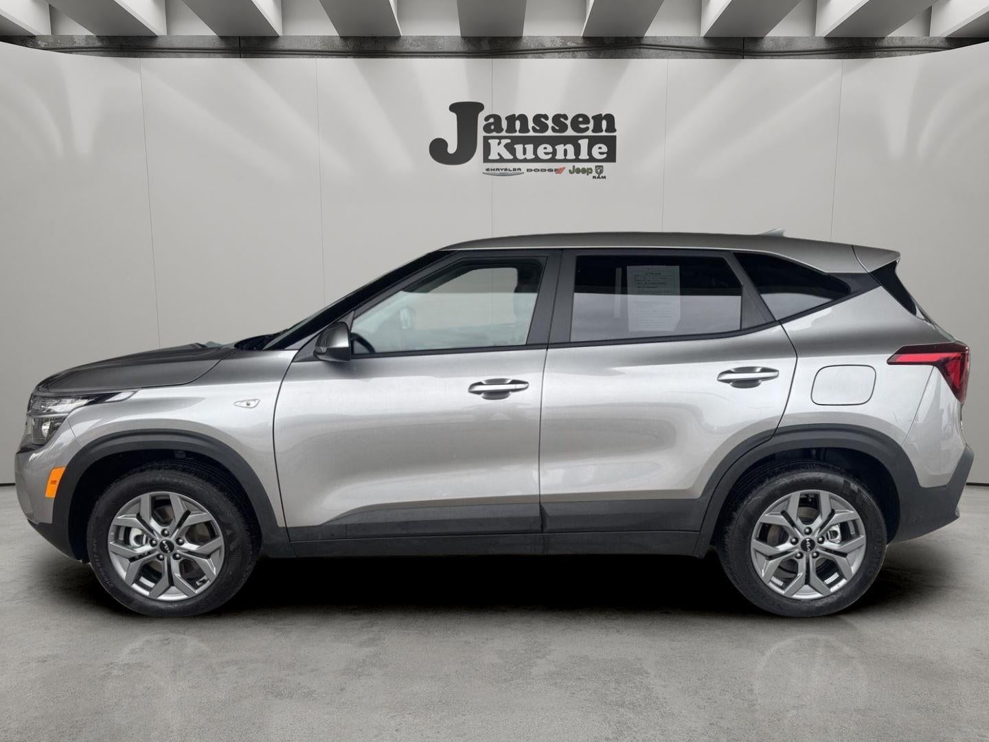 2026 Kia Seltos LX in Steel Gray — front three-quarter view